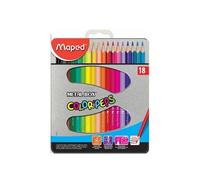 Maped Crayon De Couleur Triangulaire Color'peps 18 Crayons 12 Unité(S)