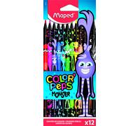 Maped Maped Crayon De Couleur Color'peps Monster, Étui De 12