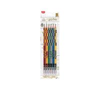 Crayon à papier - Harry Potter - Lot de 6 - Multicolore - Bois - Standard