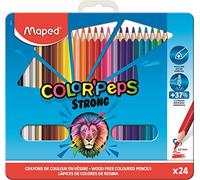 Maped crayons de couleur, Multicolor, 24 Unité (Lot de 1)