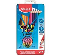 12 crayons de couleur maped color'peps boîte métal Multicolore G
