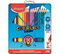 Maped - Crayons de Couleur Strong Color'Peps - 18 crayons de Coloriage