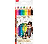 Maped crayons de couleur triangulaires HARRY POTTER étui carton 12 pièces