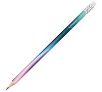 6 Crayons à papier HB MAPED Nightfall Tête gomme