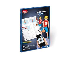 Maped Creativ - Animaker Flash Action - Création de Dessins Animés - Set Complet avec Cahier à Colorier + Crayons et Fournitures Maped - Notice et Accès Appli Animaker - Dès 6 Ans