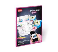 Maped Creativ - Animaker Flash Poetic - Création d'Animations - Set Complet avec Cahier à Colorier + Crayons et Fournitures Maped - Notice et Accès Appli Animaker - Dès 6 Ans