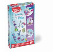 Maped Creativ - Aqua'Art Danse - Activité Aquarelle pour Enfants - Coloriage aux Crayons Aquarellables + Pinceau à Eau sur Supports Métallisés - 3 Affiches à Colorier et Personnaliser - Dès 7 Ans