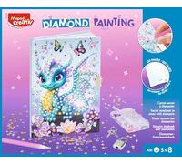 MAPED CREATIV - Carnet à diamanter - Diamond Painting - Kit créatif pour décorer un carnet avec des diamants colorés scintillants - activité relaxante pour enfants - dès 5 ans