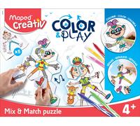 Maped Creativ COLOR & PLAY Kreativset Puzzle Mix & Match