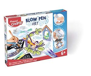 Maped Creativ - Feutres Aérographes Blowpen Art - Mes 3 Oiseaux et Nichoirs