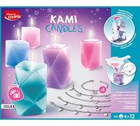 MAPED Creativ - Kami Candles - Coffret pour créer des Bougies Origami avec Surprises Bijoux - Fabriqué en France - Loisirs créatifs pour Enfants dès 8 Ans Multicolore