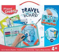 Maped Creativ Kit de peinture de voyage "TRAVEL BOARD" 17 pièces