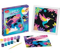 Maped Creativ Kit de peinture "Peinture par numéros" LEOPARD/VOGELE