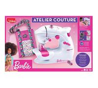 Maped Creativ - Machine à Coudre Barbie - Kit Complet Pour Débutants - A Partir de 8 Ans - Licence Barbie Officielle