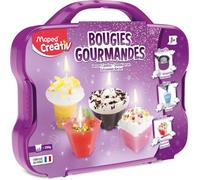 Maped Mallette Bougies Gourmandes – Loisirs créatifs pour enfants dès 8 ans, multicolore 18 unités