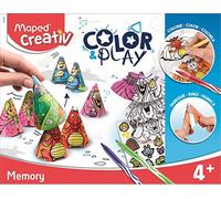 Maped – Jeu de mémoire à colorier – Loisir créatif enfants – Jeu éducatif