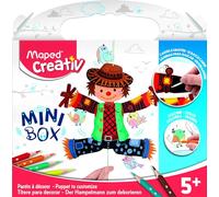 Maped Creativ - Mini Box Activités Manuelles Enfants - Kit Cartes à Gratter pour Enfants Marionnette Pantin à Décorer et Monter - Scratch Card - Loisirs créatifs enfants dès 5 ans