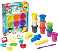 Maped Creativ - Pâte à modeler Pat'Dough - 9 Pots et 12 Accessoires - 9 Pots de Pâte à Modeler de 56g et 12 petits accessoires en plastique
