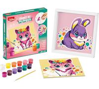 Maped – Kit peinture au numéro Chat et Lapin – Loisir créatif pour enfants dès 7 ans