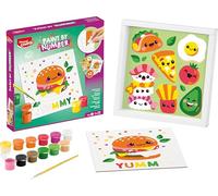 Peinture au numéro - thème burger et multifood