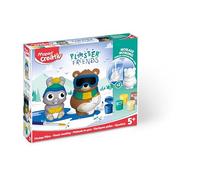 Maped Creativ - Plaster Friends Winter - Kit Complet de Création de 2 Figurines en Plâtre Lapin et Ours - Facile à Réaliser - Activité Manuelle et Artistique Dès 5 Ans