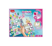 Maped Creativ Princesses - Boîte 52 tampons et gommettes multicolores
