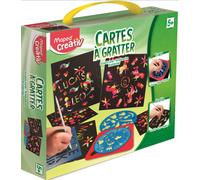 Maped Creativ Set d'images à gratter avec pochoirs & mandalas