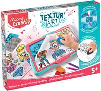 Maped Creativ table à dessin TEXTURE ART FASHION,accessoires inclus