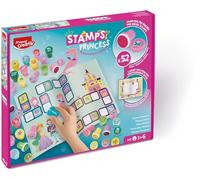 Maped Creativ - Tampons Princesses pour Filles - 52 Tampons Pré-encrés - Loisirs Créatifs pour Enfants