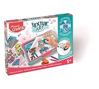 Maped Creativ - Textur'Art Fashion - Dessiner en frottant - Plateau de Dessin ludique - Loisirs Créatifs Enfants dès 5 Ans 907046 Multicolore