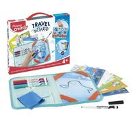 Creativ Travel Board -Jeux & Dessins Effaçables Ardoise Transparente