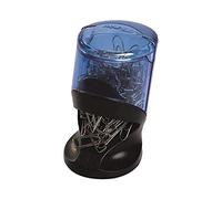 MAPED Distributeur de trombones Evolys avec 100 Trombonnes Noir - Bleu transparent