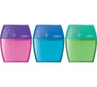 Maped double boîte à pointes Shaker, couleurs assorties