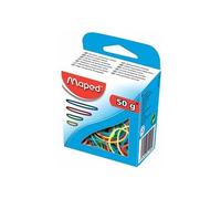 Maped Élastiques de couleurs assorties – 50 g