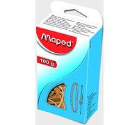 MAPED Elastiques dans un carton, nature, 120 mm, 100 g