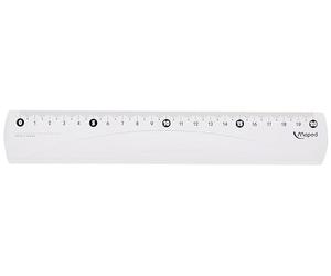 Maped Essentials 146 Double-décimètre avec étui de protection 20 cm