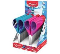 Maped – Ciseaux Pulse Soft 13 cm symétriques – Présentoir 24 pièces