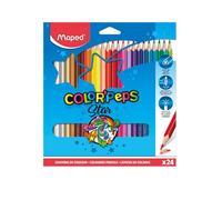 Maped Etui de 24 crayons de couleur COLOR'PEPS Triangulaire Assortis