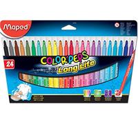 Maped Étui de feutres COLOR'PEPS – 24 assortis – Moyen