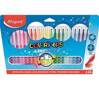 Maped Étui de feutres COLOR'PEPS – 24 assortis – Moyen