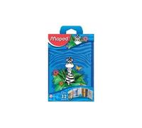 maped etui pour écolier jungle, en polyester, bleu, equipé noir