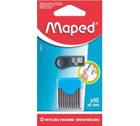 Mines De Rechange Pour Compas - Hb - 2mm - Taille Mines Inclus - Lot De 10 - Maped