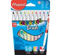 Maped Feutre de coloriage COLOR'PEPS Brush étui carton 10 pièces