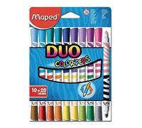 Maped Feutre double pointe DUO COLOR'PEPS, 'tui de 10