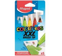 Maped Feutres Jumbo Xxl Brush Colorpeps X5 Boite Carton