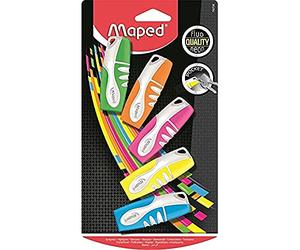 Maped Fluo'Peps Pocket 742728 Blister de 5 Surligneurs