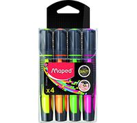 Maped Surligneur Peps Max Four Fluo - Couleurs assorties 742947