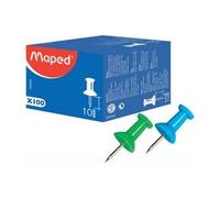Maped - Fournitures, accessoires - Punaises mémo Maped, boîte de 100