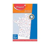 MAPED Gabarit carte de France, contenu: 2 pièces