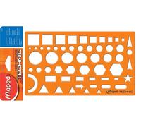 Maped Gabarit Normographe Technic, Orange En Plas...